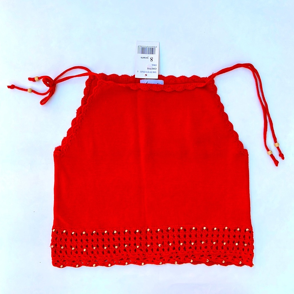 JACADI 8 yo tank top knit sweater.